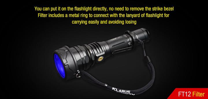 Produktbild Klarus FT12 Filter für die XT15 XT12GT