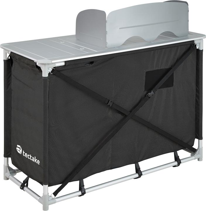 Actual product image tectake Camping Kitchen 116x52x107cm