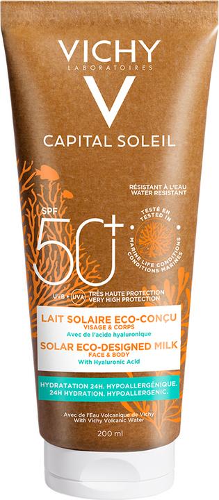 Vichy Capital Soleil Öko-Milch (Sonnenmilch, SPF 50+, 200 ml, 225 g)