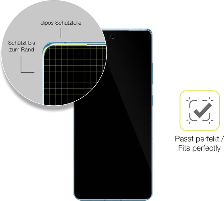 Produktbild Dipos 3D Full Cover Schutzfolie (1 Stück, OnePlus 12R)