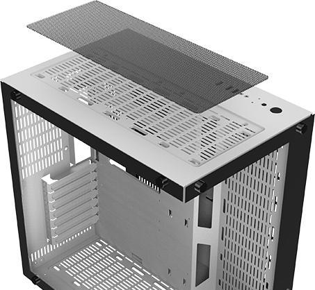 Image du produit Xigmatek Boitier Moyen Tour ATX compatible Aquarius Plus RGB avec panneaux vitrés (Blanc) (mATX, Mini-ITX, ATX)