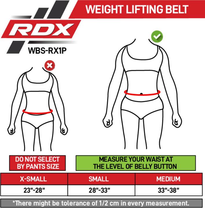 Image du produit Rdx Weight Lifting Strap Belt Rx1 Pink-M