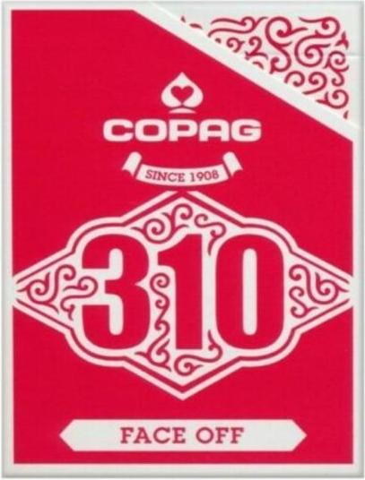 Image du produit ASS Altenburg 22541013 - COPAG 310 cartes à jouer - Face off Slimline, Rouge, à partir de 18 ans (Français)