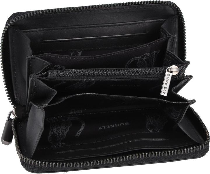 Actual product image Burkely Nocturnal Nova wallet RFID protection leather 14.5 cm