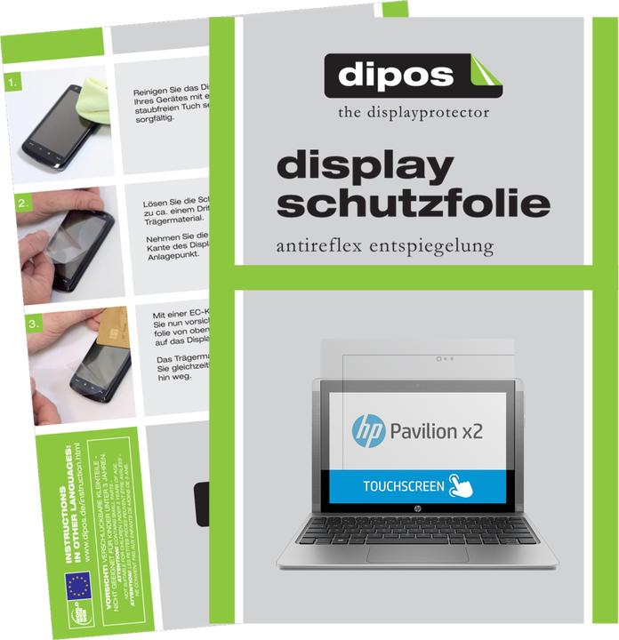 Image du produit Dipos Film de Protection d’écran Anti-reflet (2 pièce(s), HP Pavilion x2 10,1 pouces)