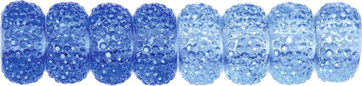Hobby & Crafting Fun Perline a foro grande "Sunshine", set di 8, circa 12 x 6 mm