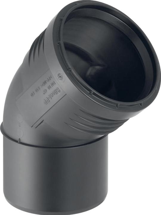 Geberit Vertriebs GmbH Silent-PP curva con presa 45deg DN100