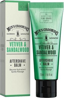 Scottish Fine Soaps Men's Grooming Vetiver & Sandalwood (Aftershave Balsam, 75 ml)