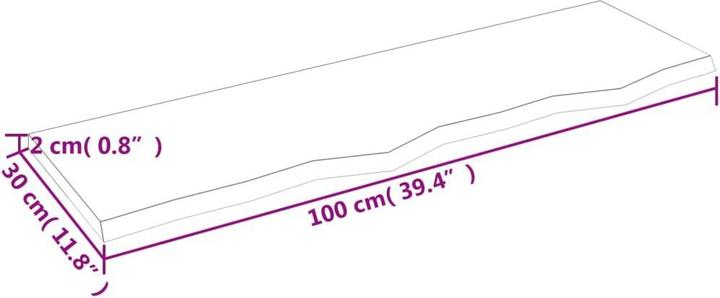 Immagine prodotto VidaXL Lian (100 x 30 x 2 cm)