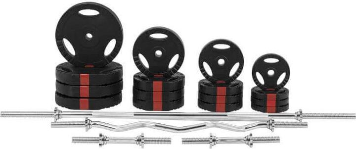 Image du produit Gorilla Sports Ensemble d'haltères longs (4 x 1,25 kg, 4 x 2,5 kg, 4 x 5 kg, 4 x 10 kg)