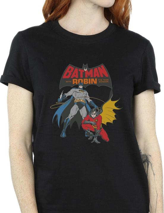 Image du produit Femme/Les femmes Batman et Robin - T-shirt boyfriend en coton (4XL)