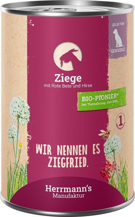 Produktbild Herrmanns Ziege mit rote Beete und Hirse (Adult, 1 Stk., 400 g)