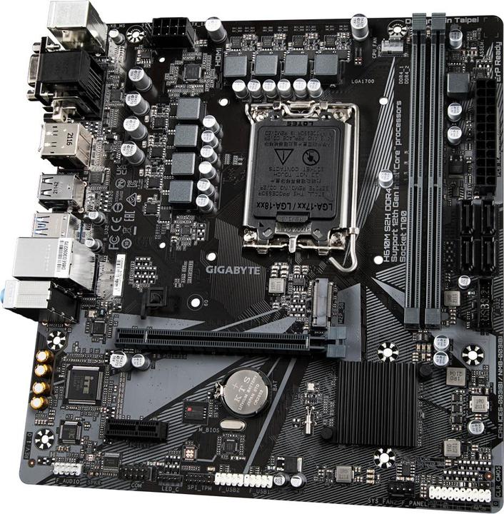 Produktbild Gigabyte H610M S2H (LGA 1700, Intel H610 Express, mATX)