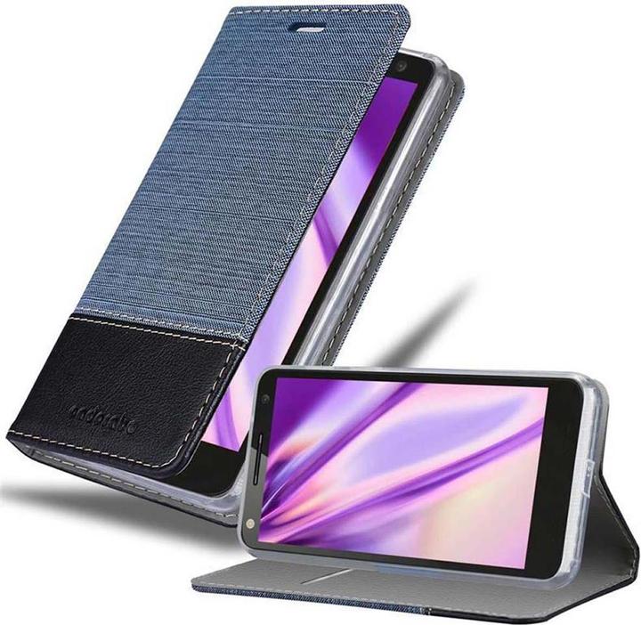 Produktbild Cadorabo Book Jeans Optik Cover (Motorola Moto X3)