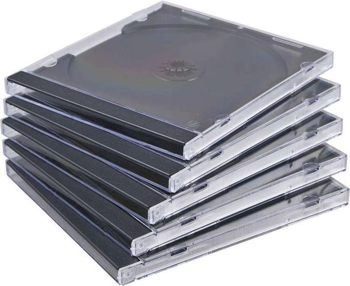 Produktbild MediaRange CD / DVD Retail Pack 1er Jewel Cases 5Stk.