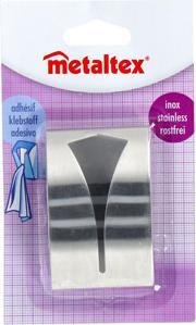 Produktbild Metaltex Selbstklebender Haken für Stoff Edelstahl