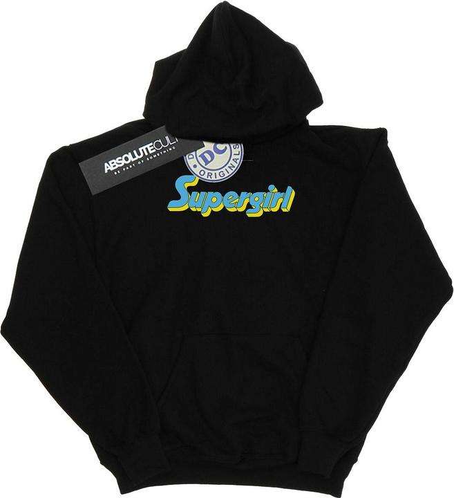 Image du produit - Sweat à capuche SUPERGIRL TEXT LOGO - Fille (128)