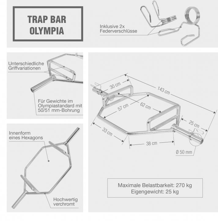 Produktbild Gorilla Sports Trap Bar