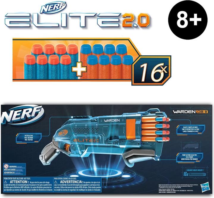 Immagine prodotto Nerf Elite 2.0 Warden DB-8
