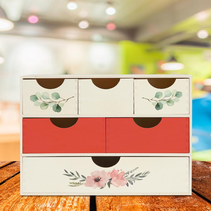 Actual product image Relaxdays Shelving System with Drawers