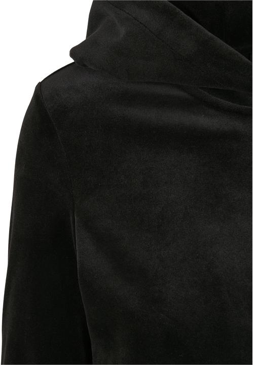 Produktbild Urban Classics Ladies Short Velvet Zip Hoody (M)