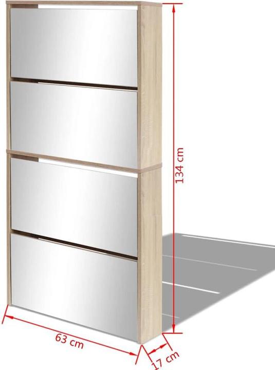 Image du produit VidaXL Leonidas (63 x 17 x 134 cm)