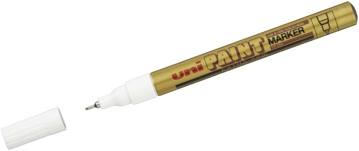 Actual product image Uni-ball Permanent marker PAINT (PX-203), gold (Gold, 0.80 mm, 1 x)