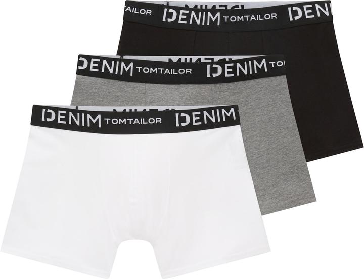 Produktbild Tom Tailor Unterhose Trunks 3er Pack (L, 3er Pack)