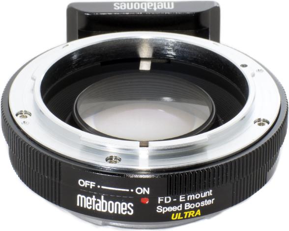 Produktbild Metabones Speed Booster ULTRA Canon FD an Sony E Mount