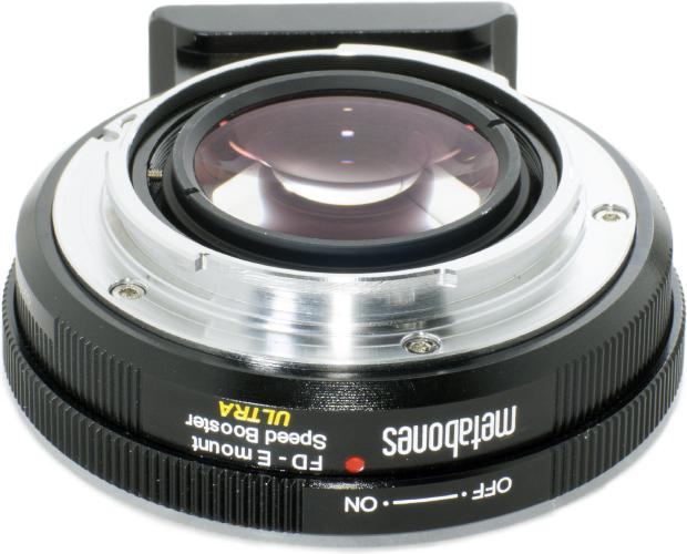 Produktbild Metabones Speed Booster ULTRA Canon FD an Sony E Mount