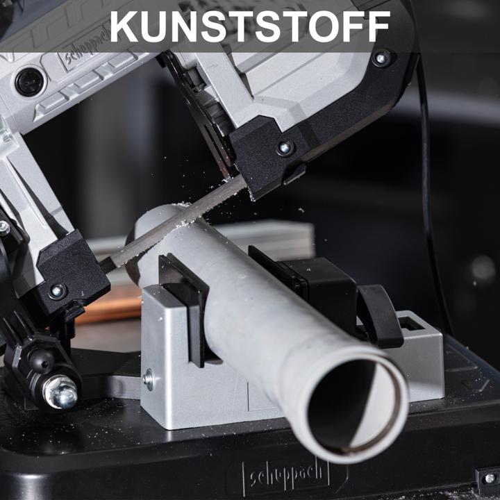 Produktbild Scheppach Metall-Bandsäge 1141 mm inkl. variabler Geschwindigkeit, Laser, LED & Untergestell