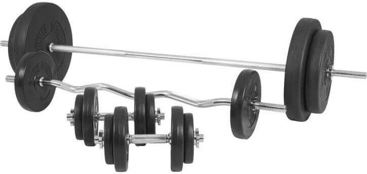 Actual product image Gorilla Sports Hantelbank mit Ablage und Hantelset