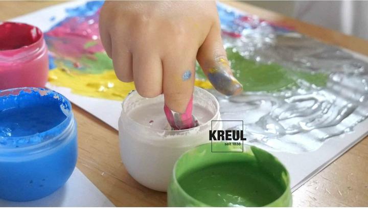 Actual product image Kreul Mucki finger paint for lucky children (Multicolor, 300 ml)