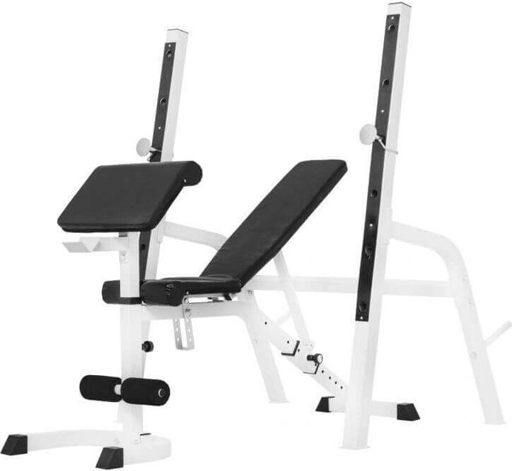 Actual product image Gorilla Sports Weight bench with separate shelf