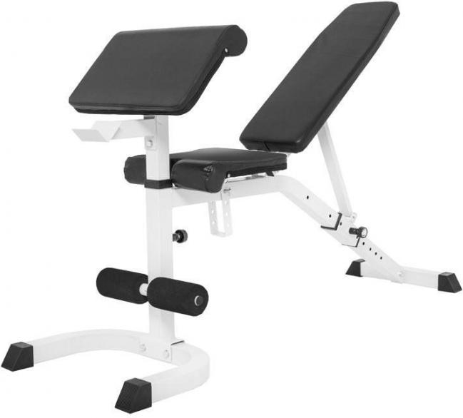 Actual product image Gorilla Sports Weight bench with separate shelf
