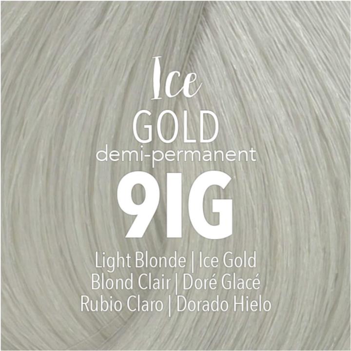 Actual product image Mydentity by Guy Tang mydentity Demi-P - 9IG Light Blonde Ice Gold (Light Blonde, Ice, Gold, 9IG)