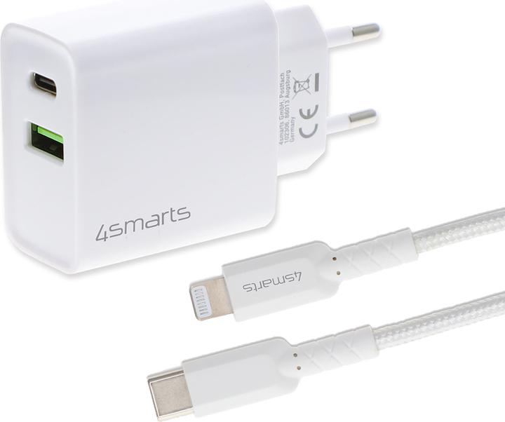 Produktbild 4smarts VoltPlug mit USB Lightning-Kabel (18 W)
