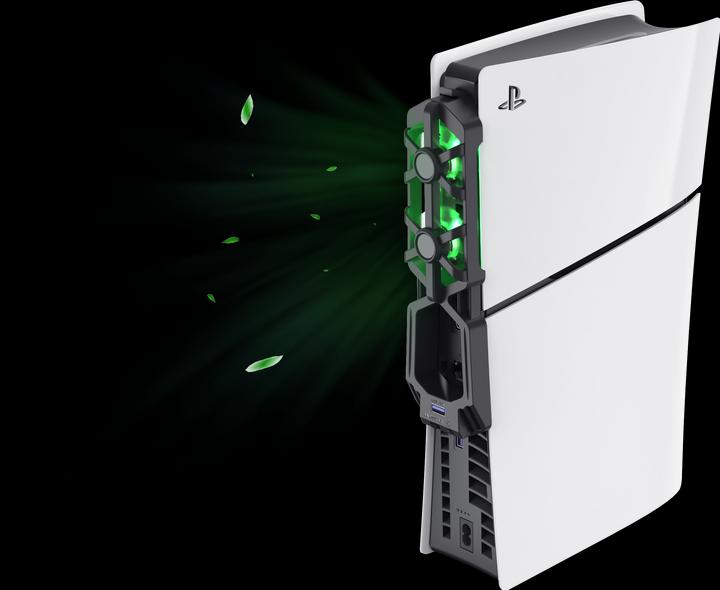 Image du produit Maxx Tech Ventilateur RGB à contrôle automatique de la température - PS5 Slim (PS5) (PS5)