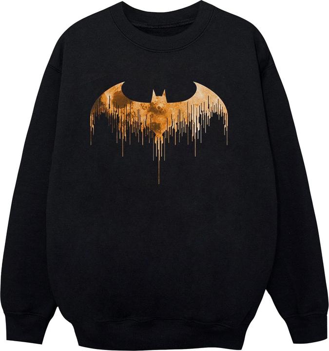 Produktbild Jungen Batman Arkham Knight Halloween Mond Logo Füllung Sweatshirt (152, 158)