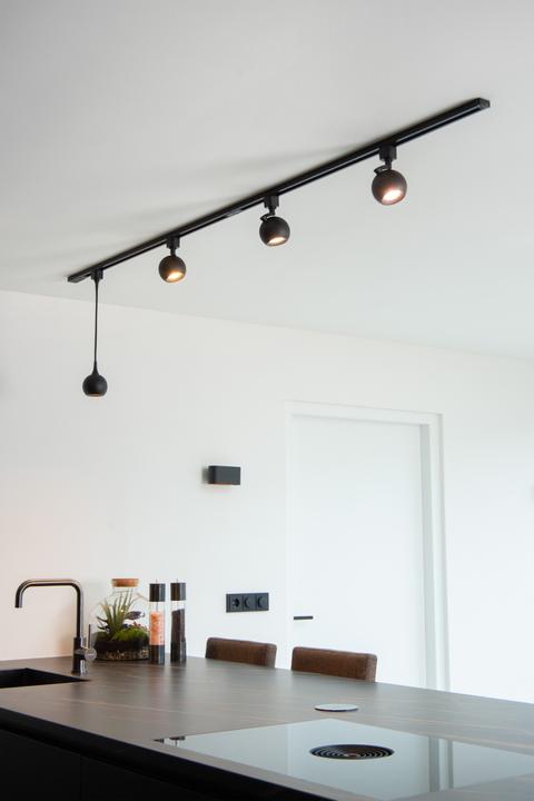 Actual product image Lucide TRACK FAVORI pendant - Track system - 1xGU10 - Black 09956/01/30 (GU10)