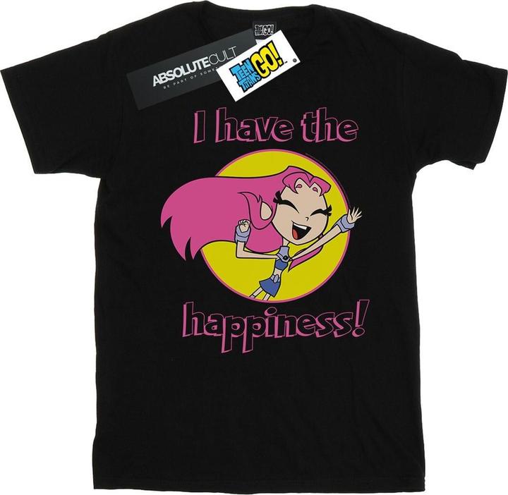 Immagine prodotto Teen Titans Go I Have The Happiness Maglietta Ragazze (140, 146)