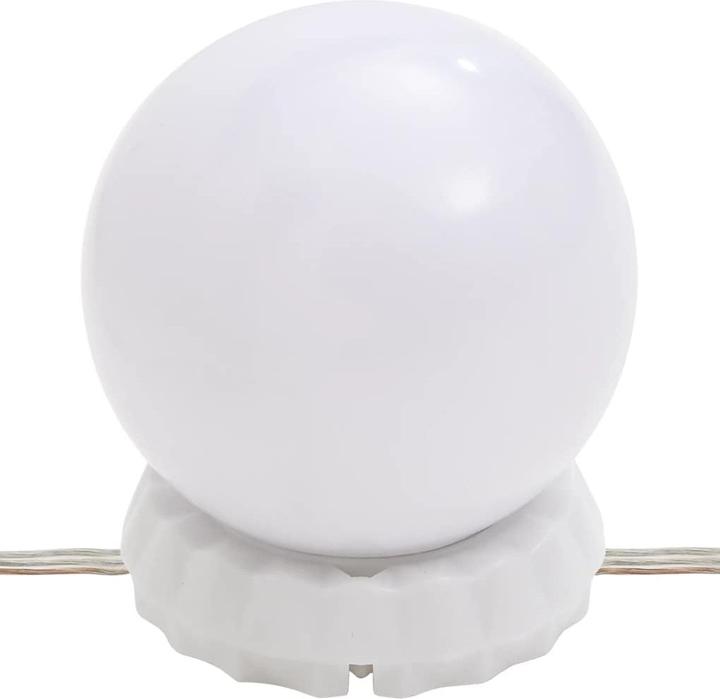 Image du produit VidaXL Wandspiegel mit LED-Leuchten 30x70 cm Glas Oval (30 x 70 cm)