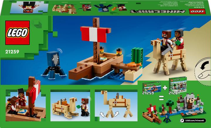 Produktbild LEGO Die Piratenschiffreise (21259, LEGO Minecraft)