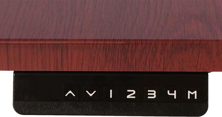 Produktbild Swisshandel24 Eck-Schreibtisch, Computertisch, elektrisch höhenverstellbar Memory 178x178cm 84kg Kirsch-Dekor, g