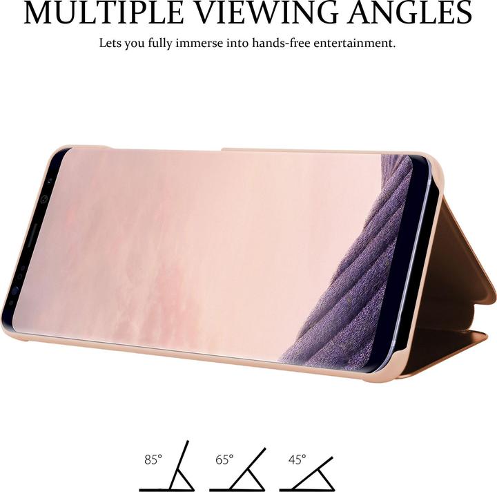 Actual product image Cadorabo Book Smart View Mirror Cover (Samsung Galaxy S8+)