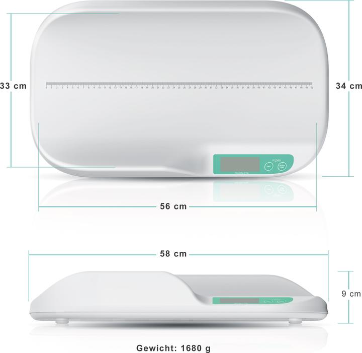 Image du produit Mybeo Pèse-bébé numérique (20 kg)