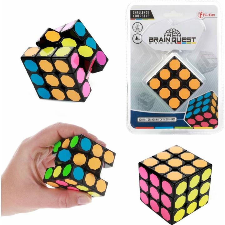 Immagine prodotto Toi-Toys BRAIN QUEST Cubo puzzle magico Ottagono 14x20cm