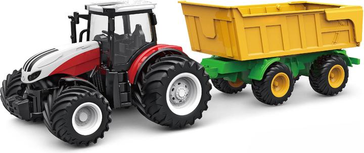 Produktbild Amewi RC Traktor mit KIPPANHÄNGER, LICHT & SOUND, 1:24 RTR (RTR Ready-to-Run)