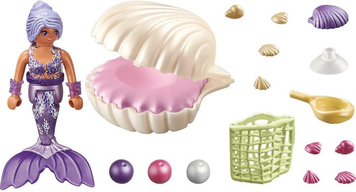 Actual product image Playmobil 71502 Mermaid with pearl shell (71502, Playmobil Princess Magic)