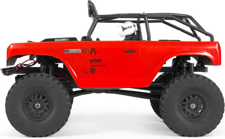 Image du produit Axial SCX24 Deadbolt Electric Brushed Crawler 4WD 1:24 RTR rouge (RTR Prêt à fonctionner)